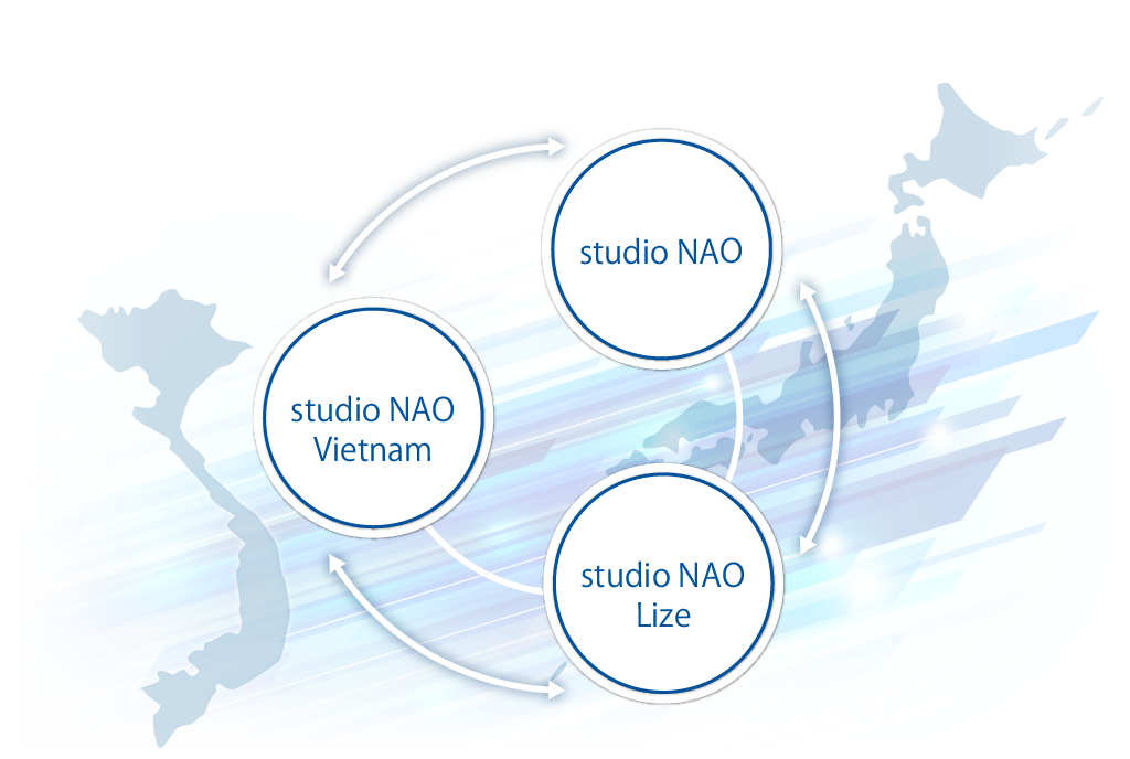 studioNAO、studio NAO Lize、studio NAO Vietnam